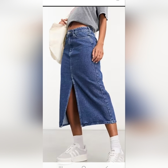 Boohoo midi denim skirt US 18 - Picture 1 of 7
